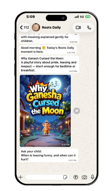 Roots Daily WhatsApp preview